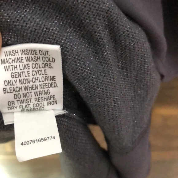 NEW Apt 9 Knit sweater shirt blouse metallic Side slits casual holiday 2X NWT - Picture 11 of 16